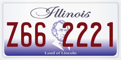 IL license plate Z662221