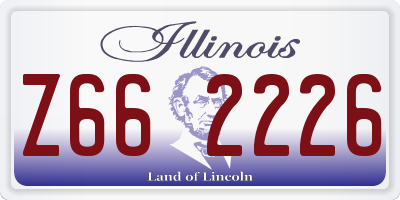 IL license plate Z662226