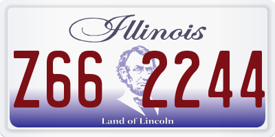 IL license plate Z662244