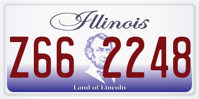 IL license plate Z662248