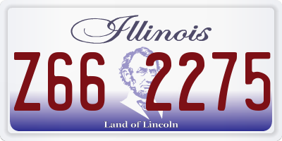 IL license plate Z662275