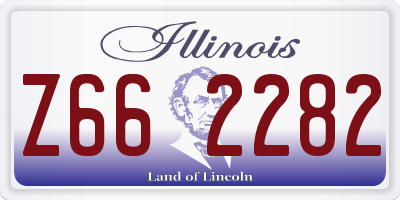IL license plate Z662282