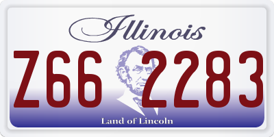IL license plate Z662283