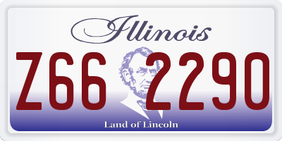 IL license plate Z662290