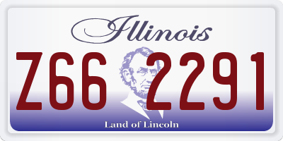 IL license plate Z662291