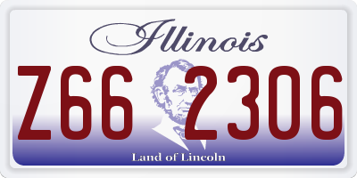 IL license plate Z662306