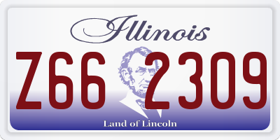 IL license plate Z662309