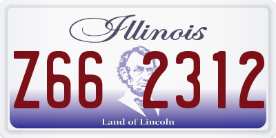 IL license plate Z662312