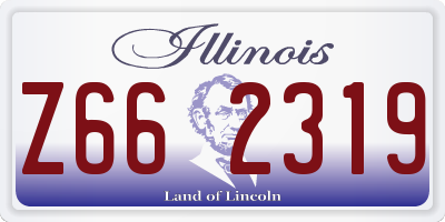 IL license plate Z662319