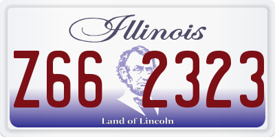 IL license plate Z662323