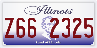 IL license plate Z662325