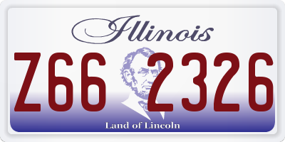 IL license plate Z662326