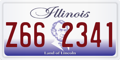 IL license plate Z662341