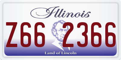 IL license plate Z662366