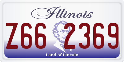 IL license plate Z662369