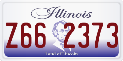 IL license plate Z662373