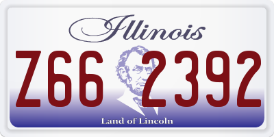 IL license plate Z662392