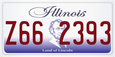 IL license plate Z662393