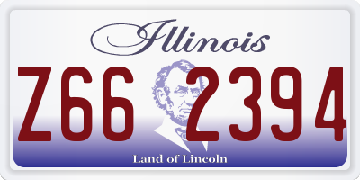 IL license plate Z662394
