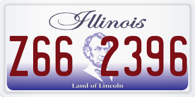 IL license plate Z662396