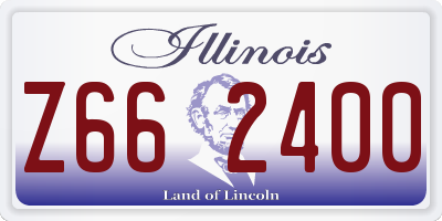 IL license plate Z662400