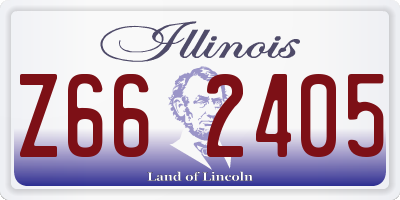 IL license plate Z662405