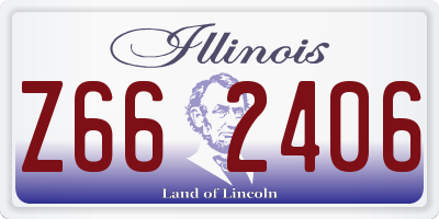 IL license plate Z662406