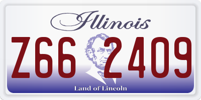 IL license plate Z662409