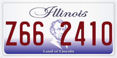 IL license plate Z662410