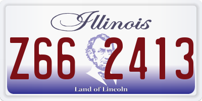 IL license plate Z662413
