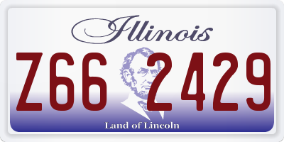 IL license plate Z662429