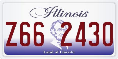 IL license plate Z662430