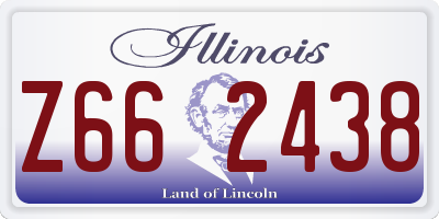 IL license plate Z662438