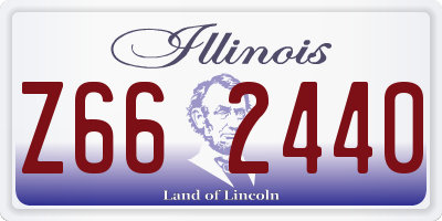 IL license plate Z662440