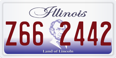 IL license plate Z662442