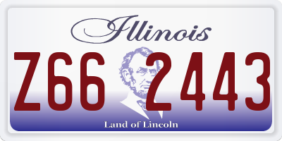 IL license plate Z662443