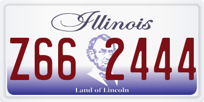 IL license plate Z662444