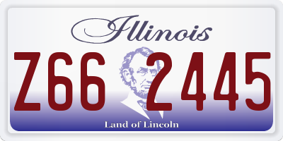 IL license plate Z662445