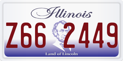 IL license plate Z662449