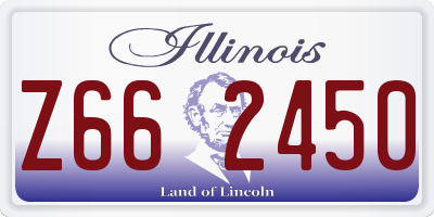 IL license plate Z662450