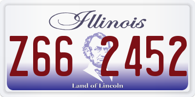 IL license plate Z662452