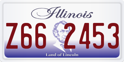 IL license plate Z662453