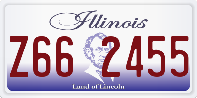 IL license plate Z662455