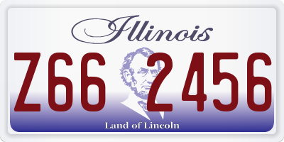 IL license plate Z662456