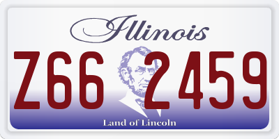 IL license plate Z662459