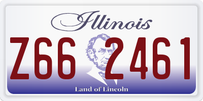 IL license plate Z662461