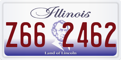 IL license plate Z662462