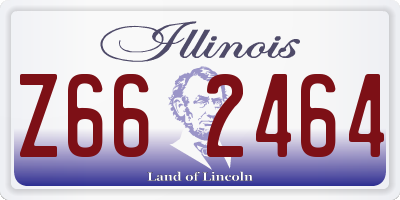 IL license plate Z662464