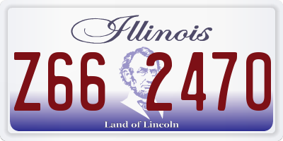 IL license plate Z662470