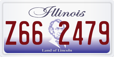IL license plate Z662479